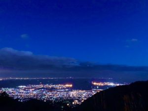 鉢巻展望台　夜景